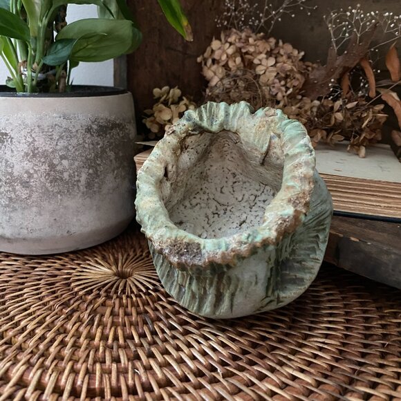 Studio Pottery Rustic Wabi Sabi Bowl Handmade Ceramic imperfect Signed Strassman - Picture 8 of 10